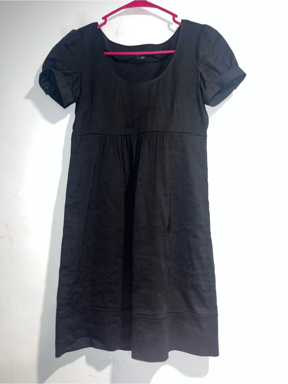 THEORY Willy mini dress in Black